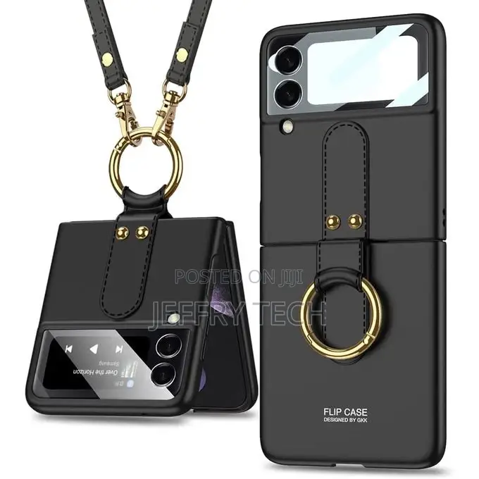 Case for Galaxy Z Flip 3 Phone Case, Flip 3 Case With Ring