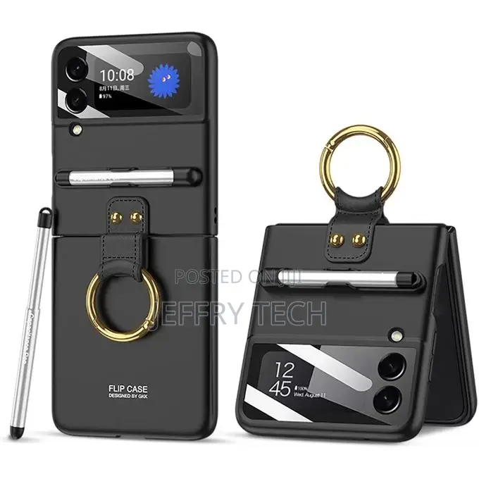 Case for Samsung Z Flip 4 Case With S Pen, Galaxy Z Flip 4 C