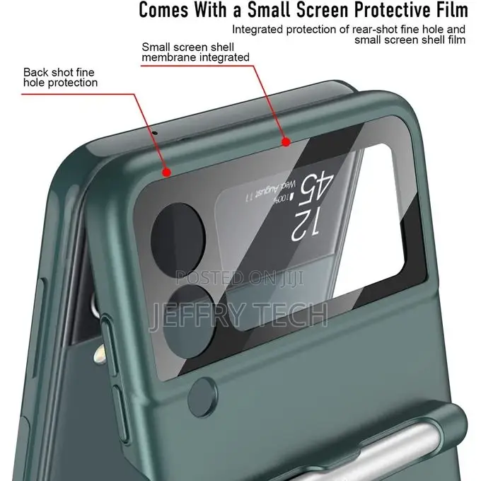 Case for Samsung Z Flip 4 Case With S Pen, Galaxy Z Flip 4 C
