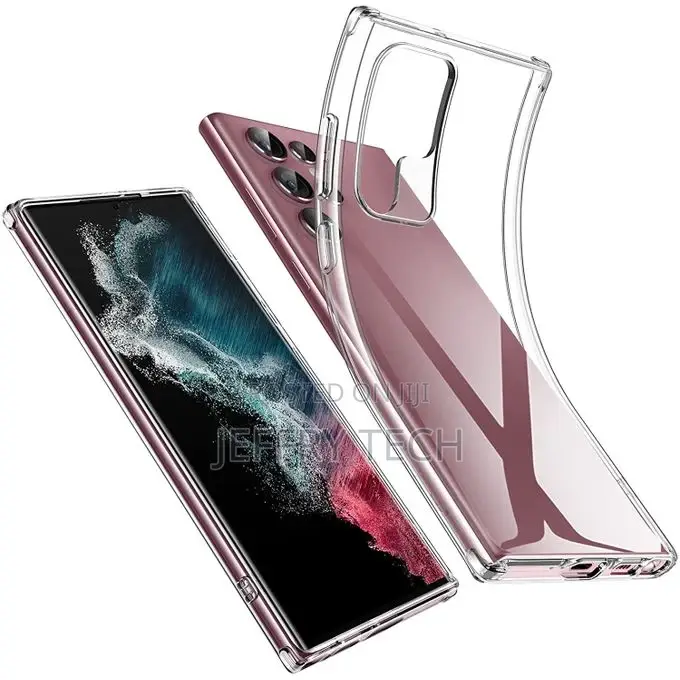 Samsung Galaxy S22 Ultra, Crystal-Clear Shockproof Thin Sili