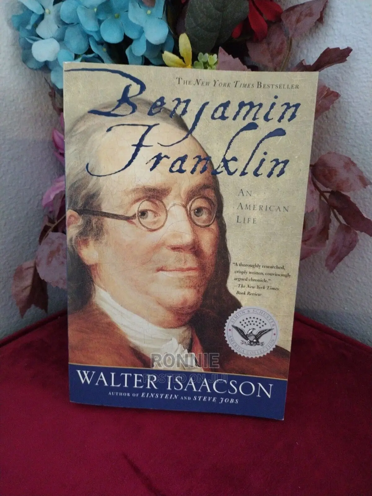 Benjamin Franklin Book by Walter Isaacson