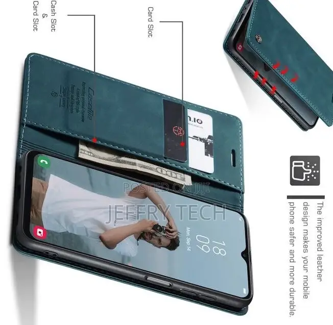 Card Slots Flip Stand Case Cover for Samsung Galaxy A13 4G