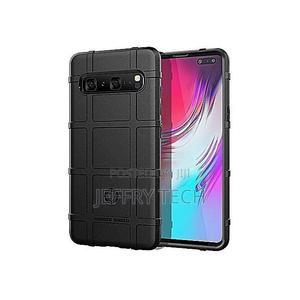 Rugged Shield Case Cover for Samsung S10 5G - Black - thumbnail 2