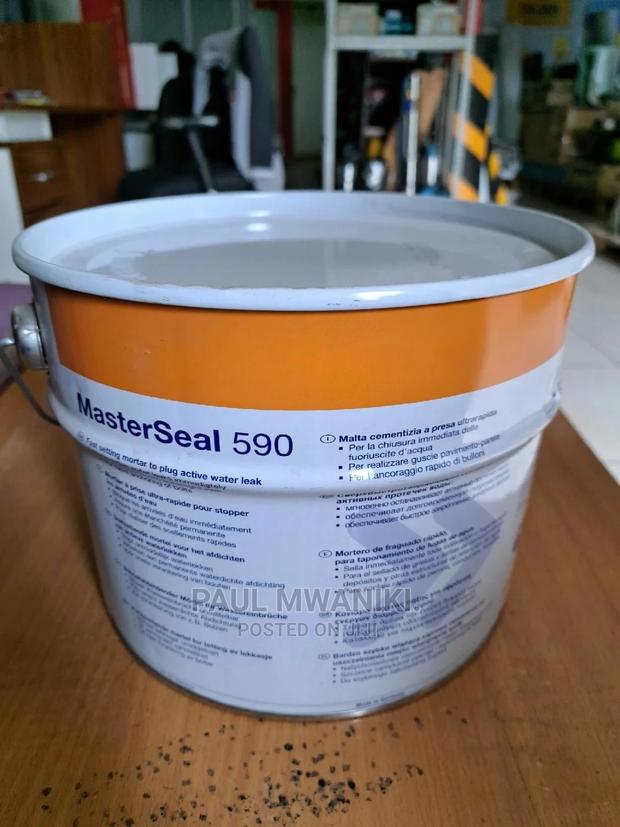 Masterseal 590, -;Fast Setting Mortar For Active Water Leak. - main view