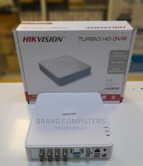 8 Channel Hikvision Turbo HD DVR Machine 720p-White - main view