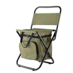 Camping Chair With Cooler Box