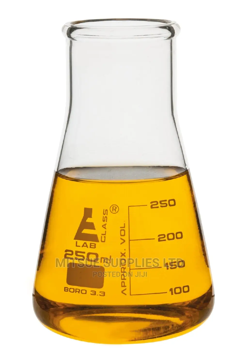 A Set of 4 Conical Flask 250ml ( Griffchem Boro 3.3)