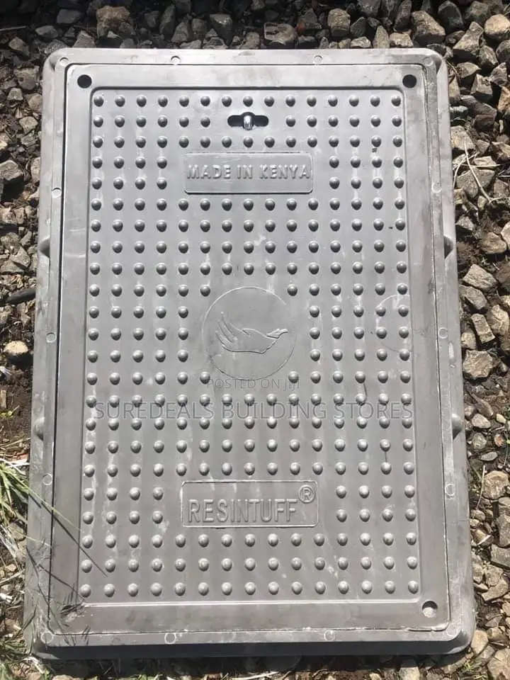 Lockable Manhole Cover (Reinforced Fibre)-450mm×600mm