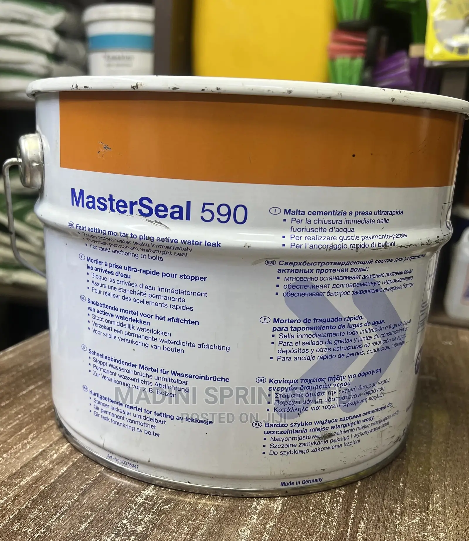 Masterseal 590 Instant Powder Water/Leak Plug -5kgs