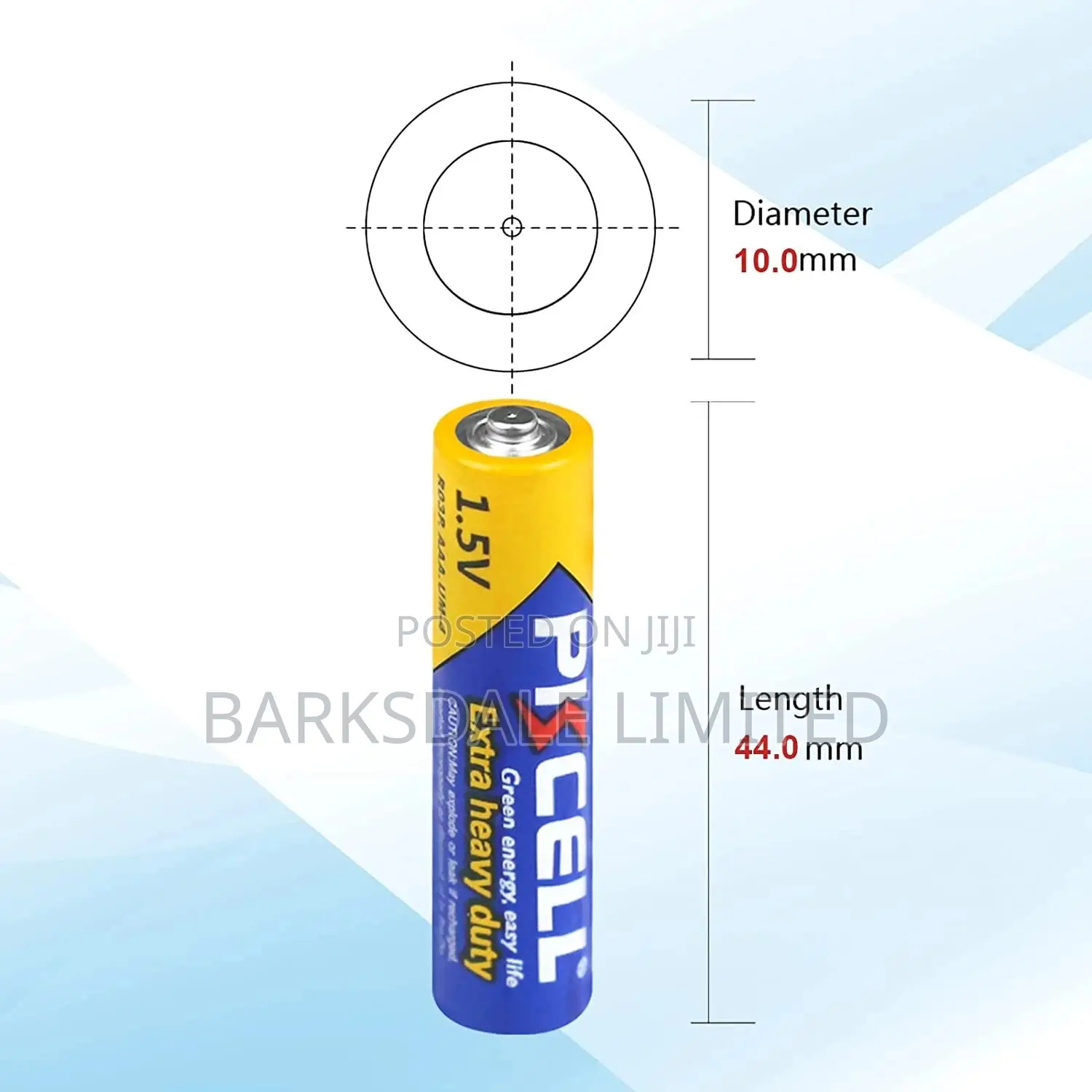 Super Heavy Duty AAA UM4 1.5V Batteries Toy Remote Battery
