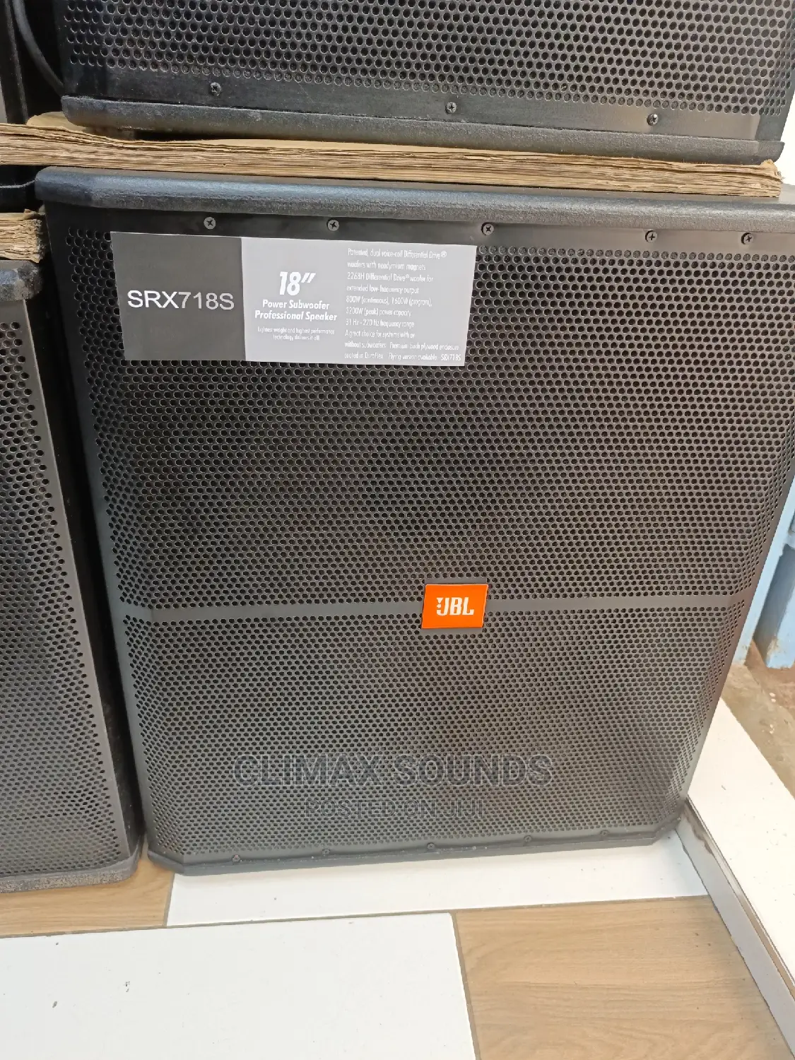 Bass Speaker JBL SRX 718