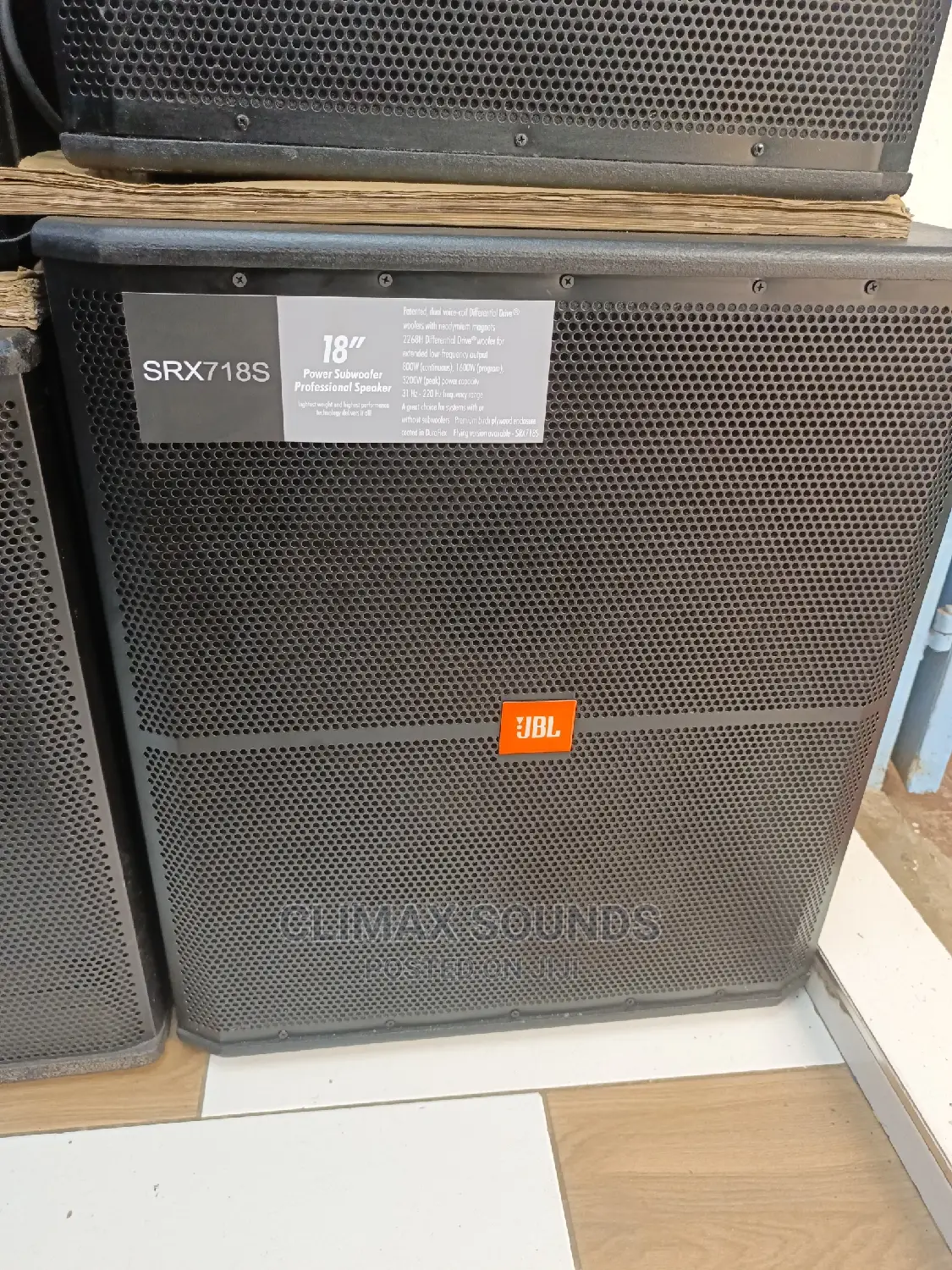 Bass Speaker JBL SRX 718
