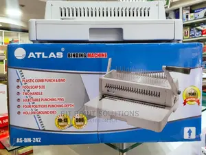 Atlas Binder as-Bm-242 Comb Binding Machine