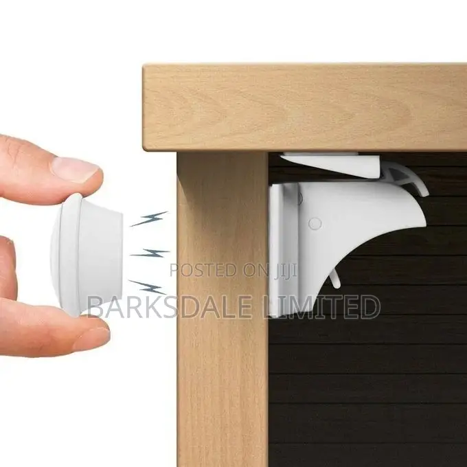 Magnetic Lock Cabinet Drawer Invisible Kids Babyproof Door