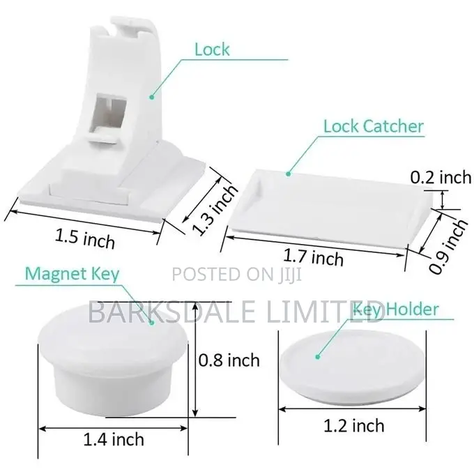 Magnetic Lock Cabinet Drawer Invisible Kids Babyproof Door