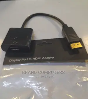Display Port-to-Hdmi Adapter Black