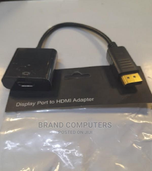 Display Port-to-Hdmi Adapter Black - main view