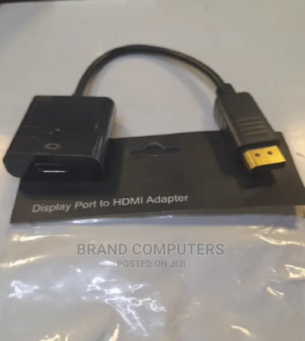 Display Port-to-Hdmi Adapter Black