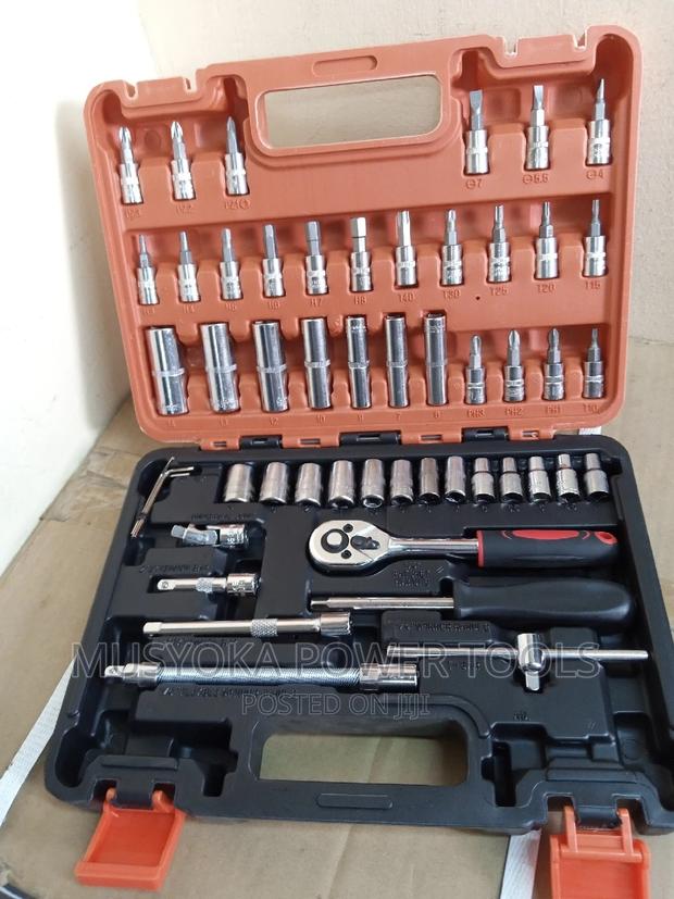 53pcs Combination Socket Wrench Set Auto Repair Tool - thumbnail 2