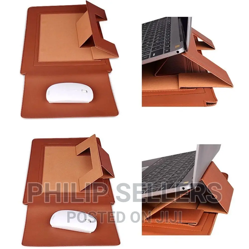 Leather Laptop Sleeve Bag Stand Bracket for Matebook 13"