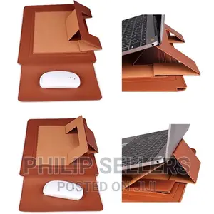 Leather Laptop Sleeve Bag Stand Bracket for Matebook 13"