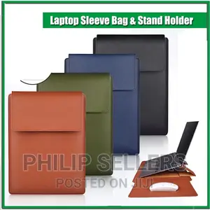 Leather Laptop Sleeve Bag Stand Bracket for Matebook 13"