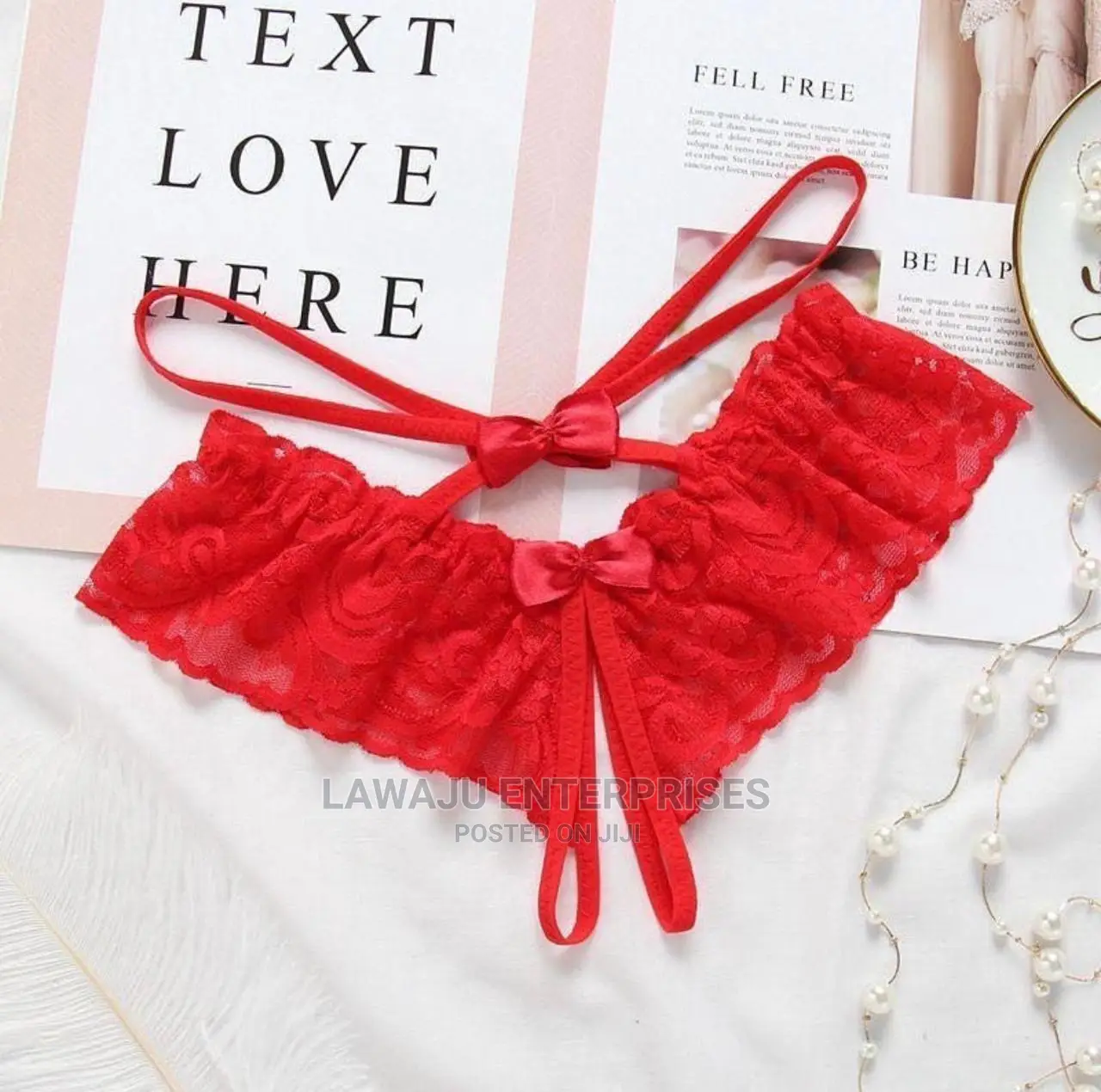 Open Crotch Manbird Panty Thong Inner Wear for Women