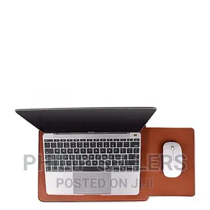 PU Leather Notebook Handbag With Mouse Pad Briefcase