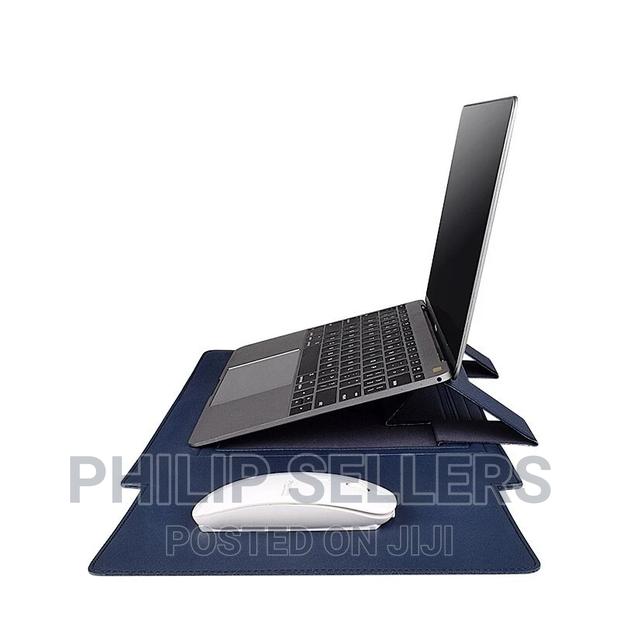 PU Leather Notebook Handbag With Mouse Pad Briefcase - thumbnail 3