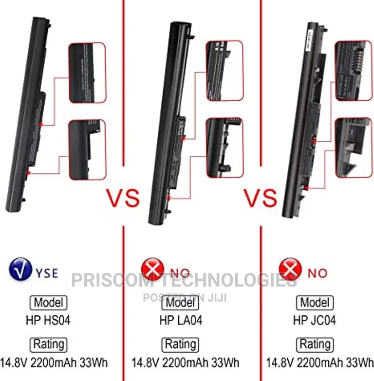 Original Hp Batteries Hs04, Jc04, Oa04, Vi04, Ra04, Ro04