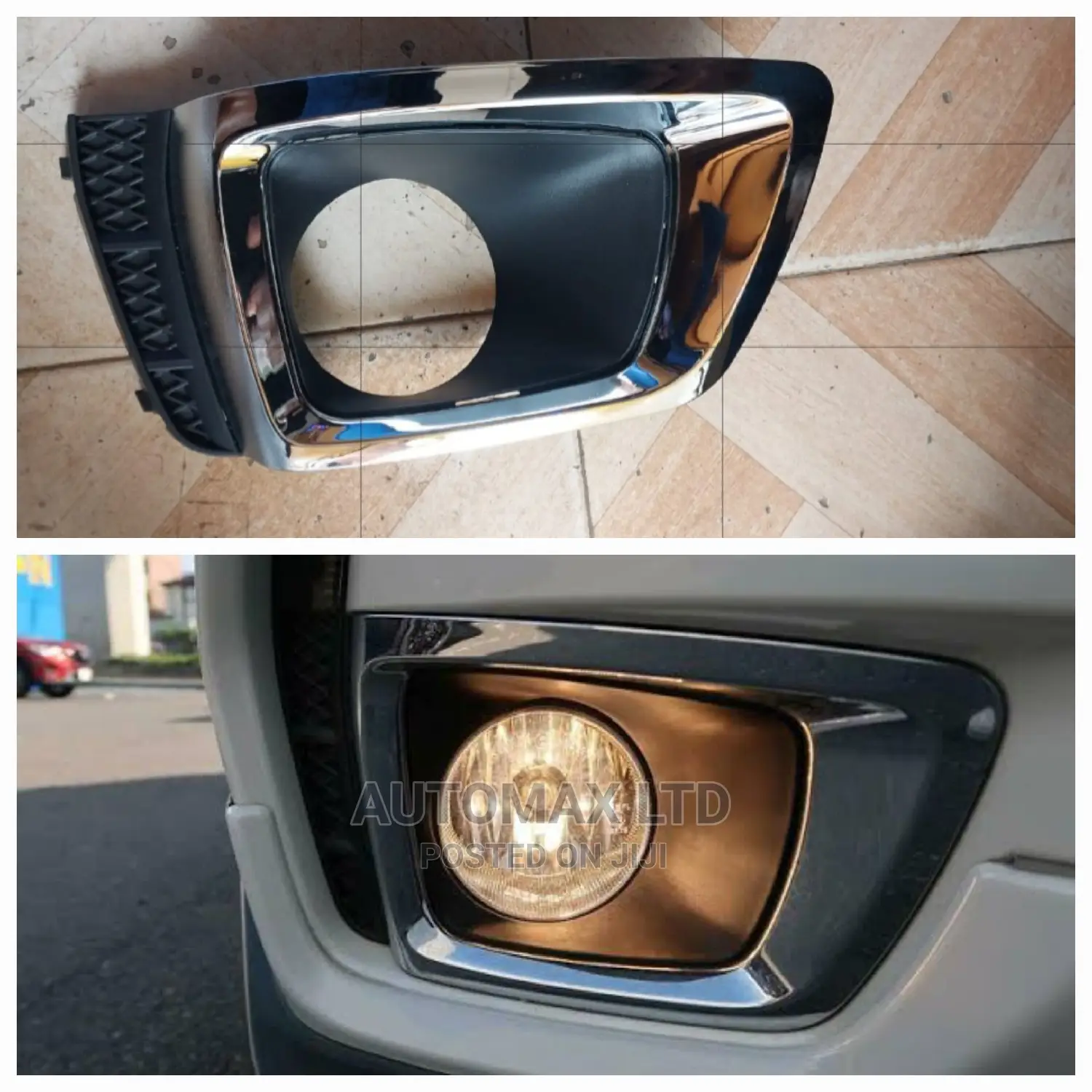 SJG: Subaru Foresta, Yr2014+, Fog Cover With Chrome Only