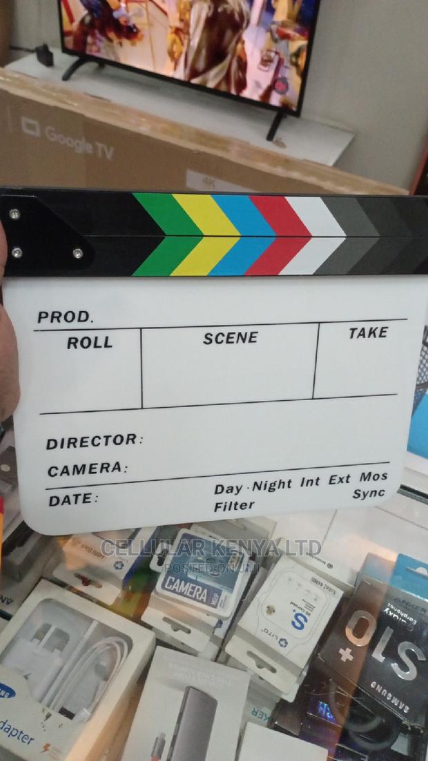 Acrylic Clapper Board Slate - thumbnail 3