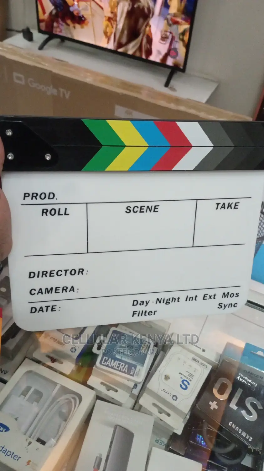 Acrylic Clapper Board Slate