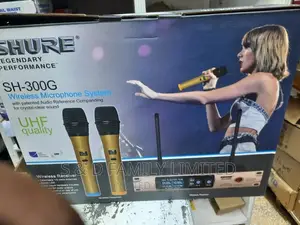 Shure Gold Wireless Microphone