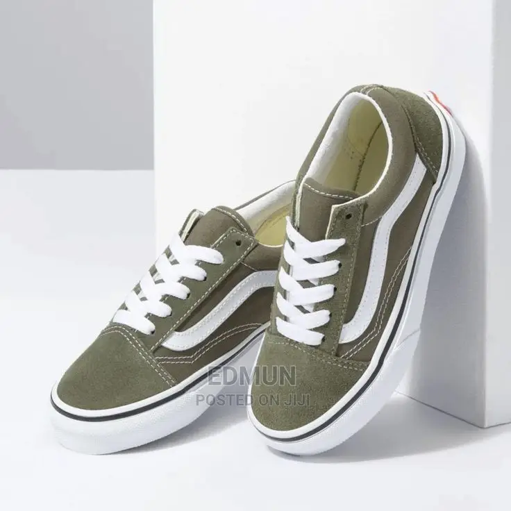 Jungle Green Skater Vans