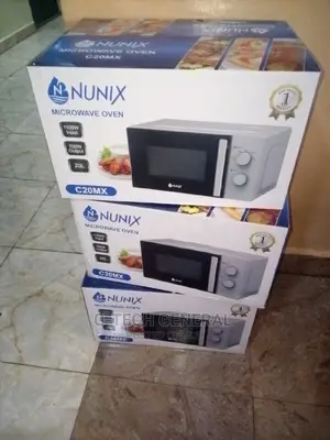 Nunix 20l Microwave Oven With Control Knob-Grey