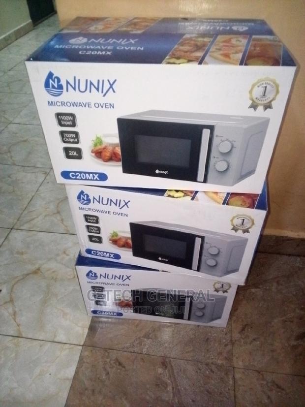 Nunix 20l Microwave Oven With Control Knob-Grey - main view