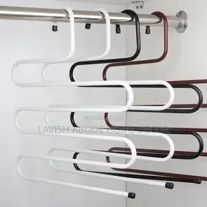 Heavy Stainless Steel Trouser Organizer Multi~Purpose Hanger
