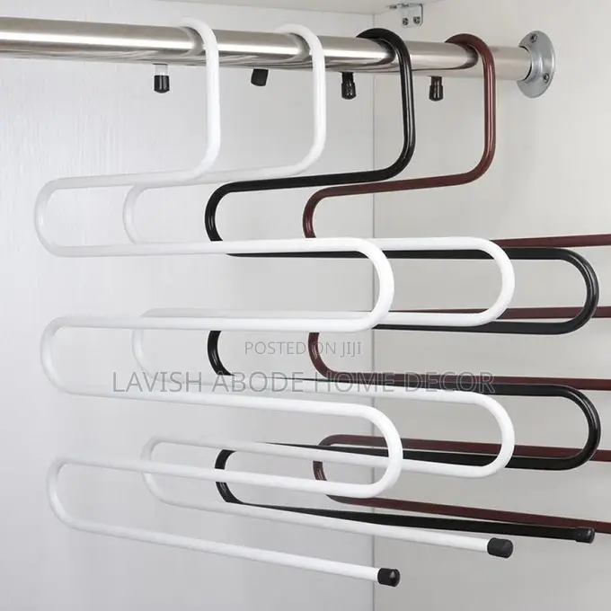 Heavy Stainless Steel Trouser Organizer Multi~Purpose Hanger