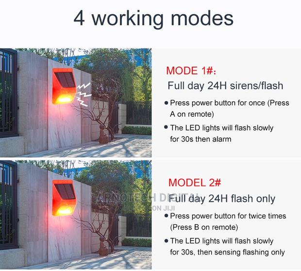 Remote Controlled Motion Sensor Solar Alarm - thumbnail 3