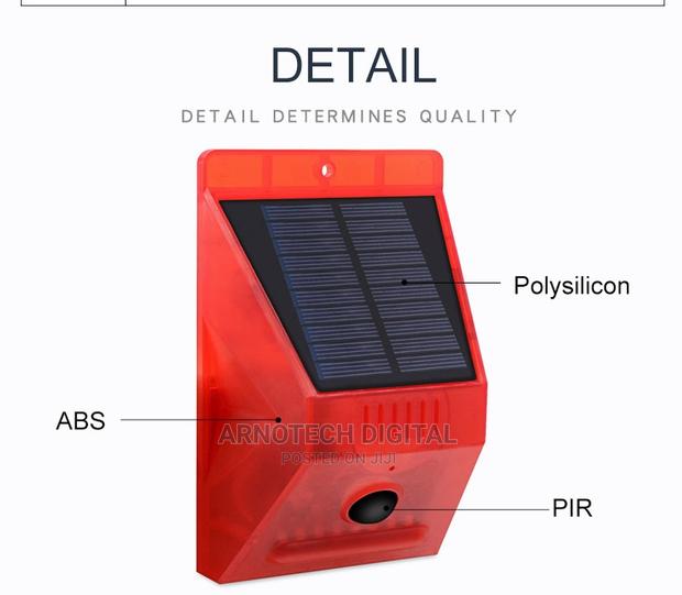 Remote Controlled Motion Sensor Alarm With Strobe Light - thumbnail 2