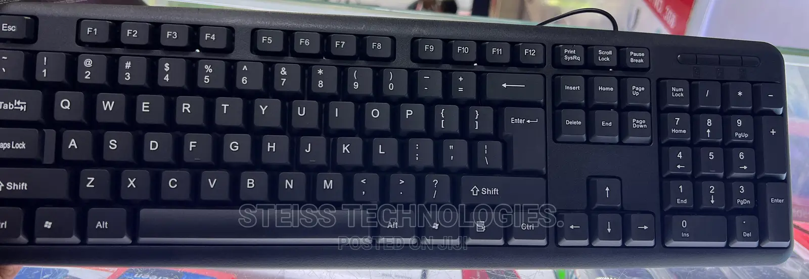 Wired Black Keyboard.