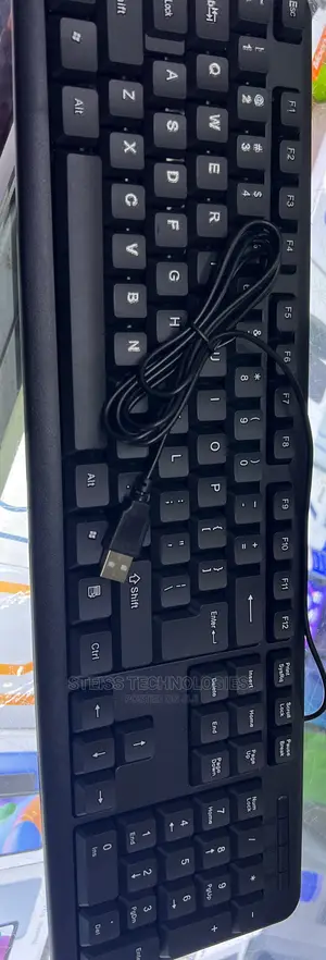 Wired Black Keyboard.