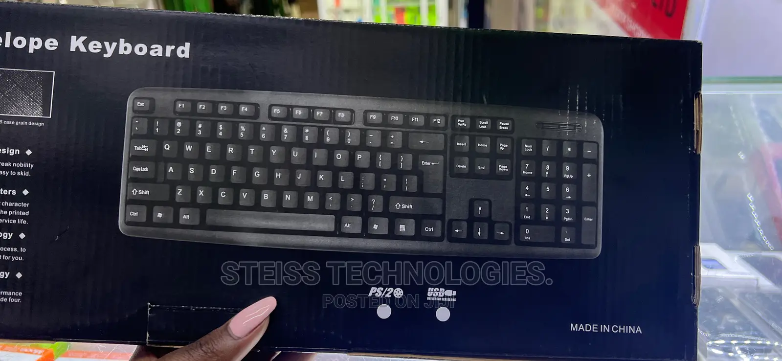 Wired Black Keyboard.