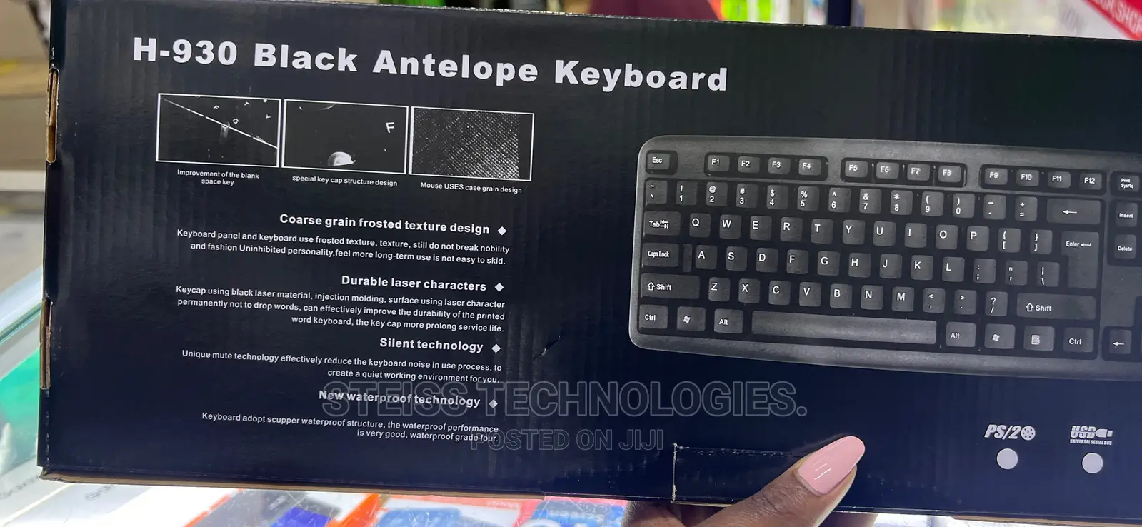 Wired Black Keyboard.