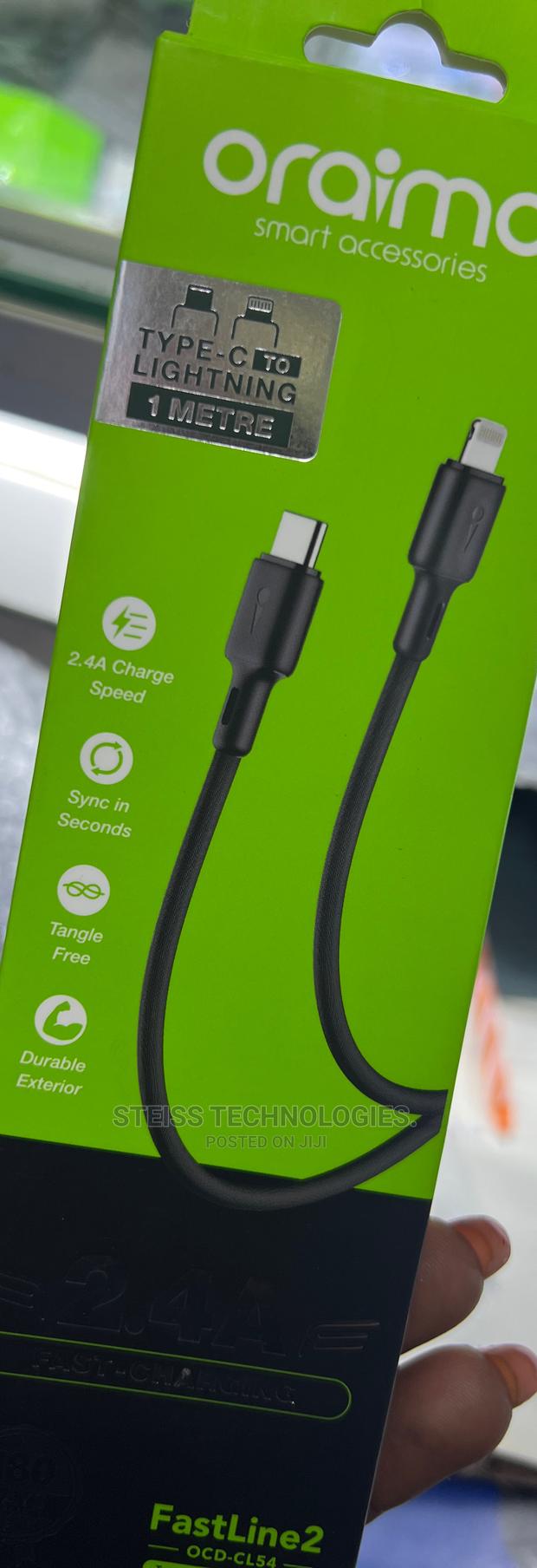 Usb C to iPhone Oraimo Cable. - thumbnail 3