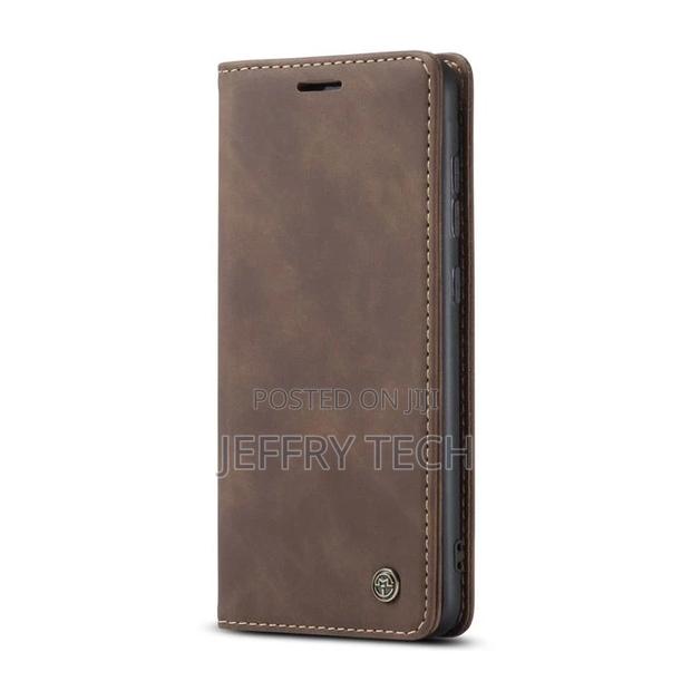 Samsung Galaxy A31 Leather Case (Coffee) - main view
