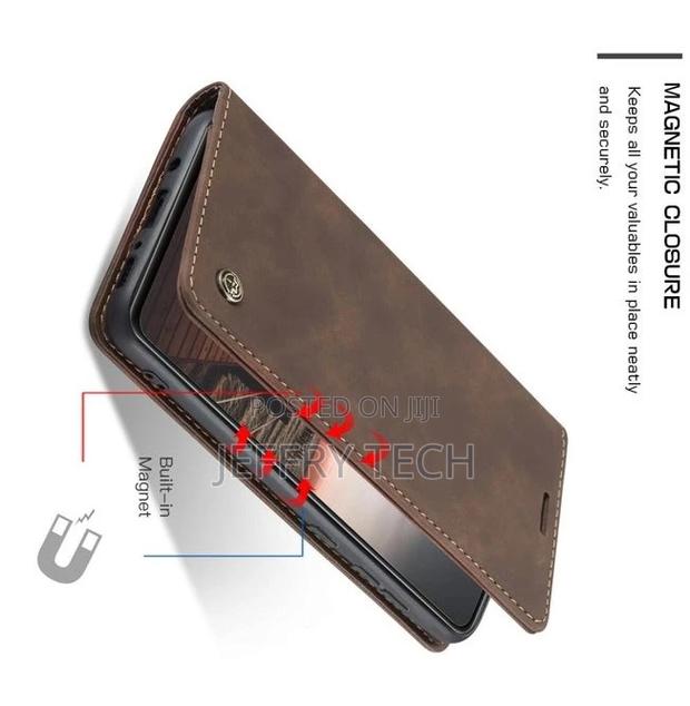 Samsung Galaxy A31 Leather Case (Coffee) - thumbnail 3