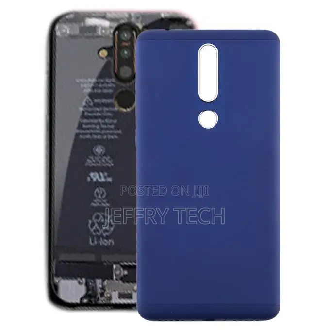 Battery Back Cover With Side Keys for Nokia 3.1 Plus(Blue)