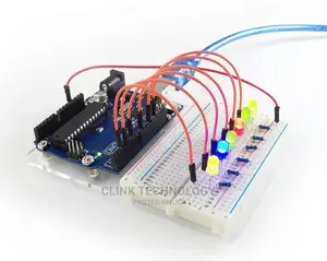 UNO R3 Breadboard 400 Point Leds Starter Learning Kit